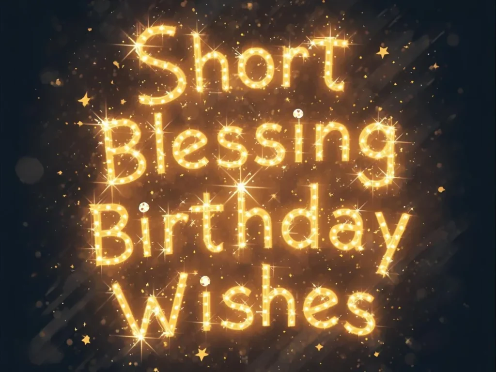Short Blessing Birthday Wishes