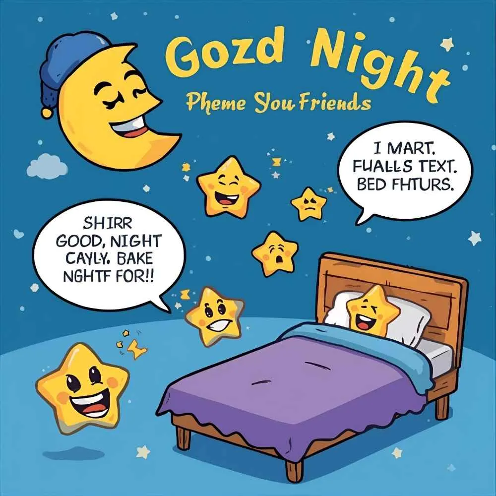 Short Funny Good Night Messages for Friends