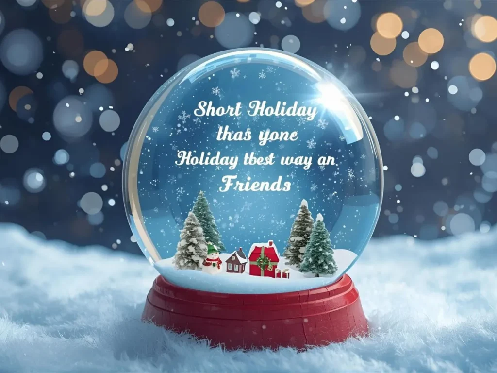 Short holiday wishes for friends