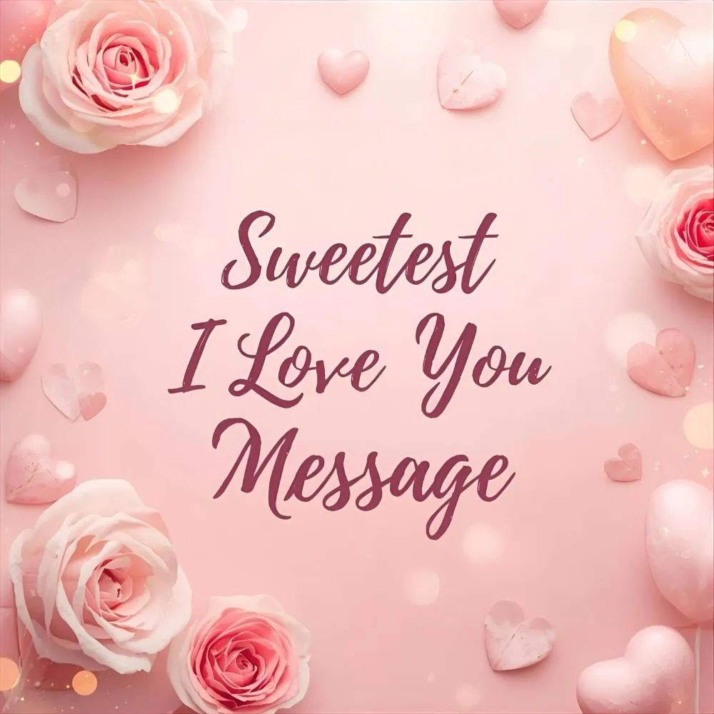 Sweetest I Love You Message