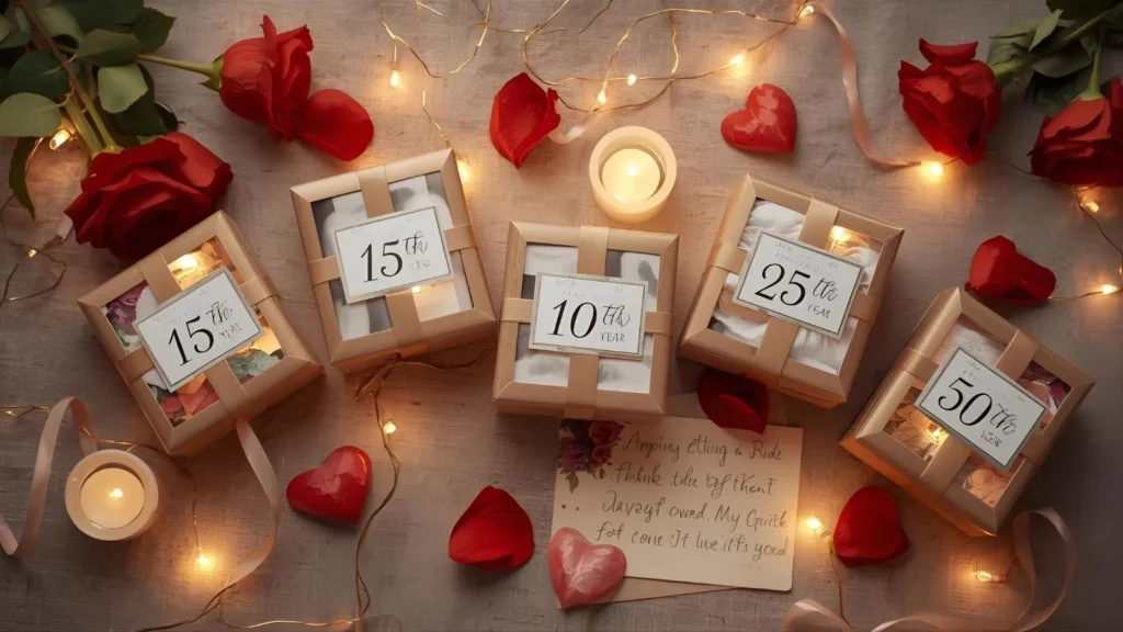 Year by Year Anniversary Wishes and Gift Ideas