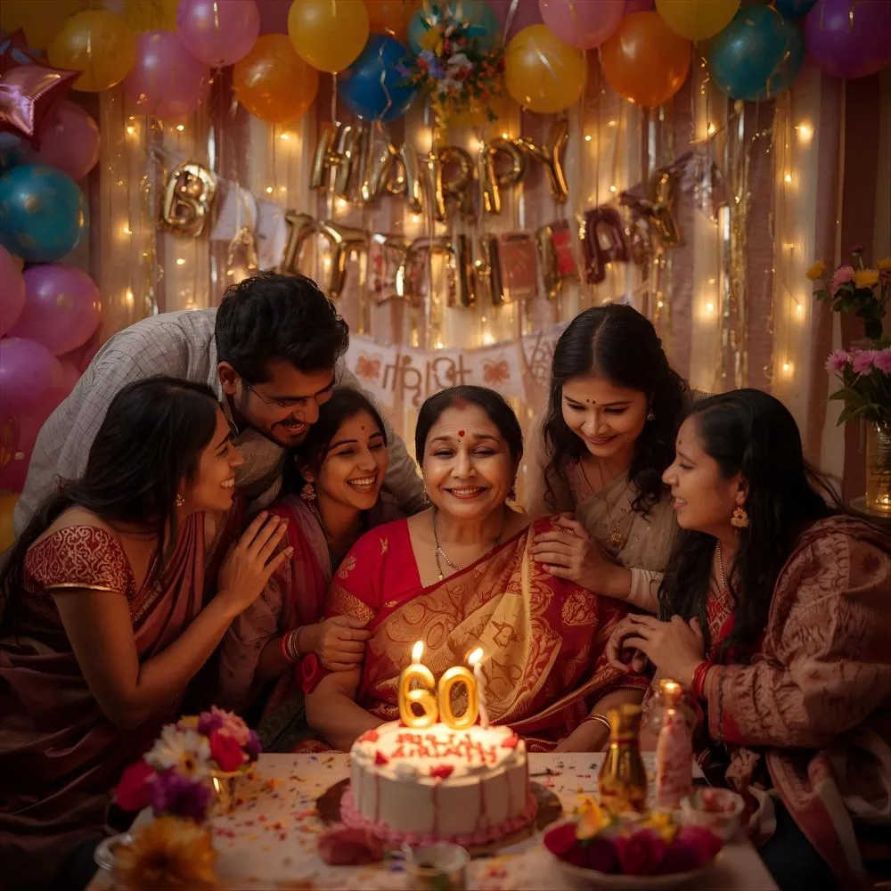 60th Birthday Wishes for Sister in Hindi