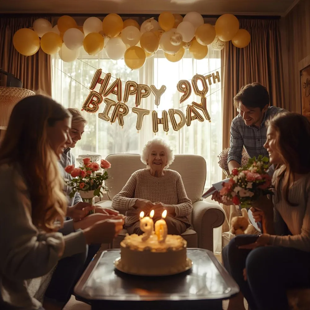 90th Birthday Wishes for Grandma