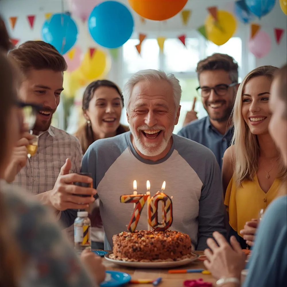 Happy 70th Birthday Wishes Funny