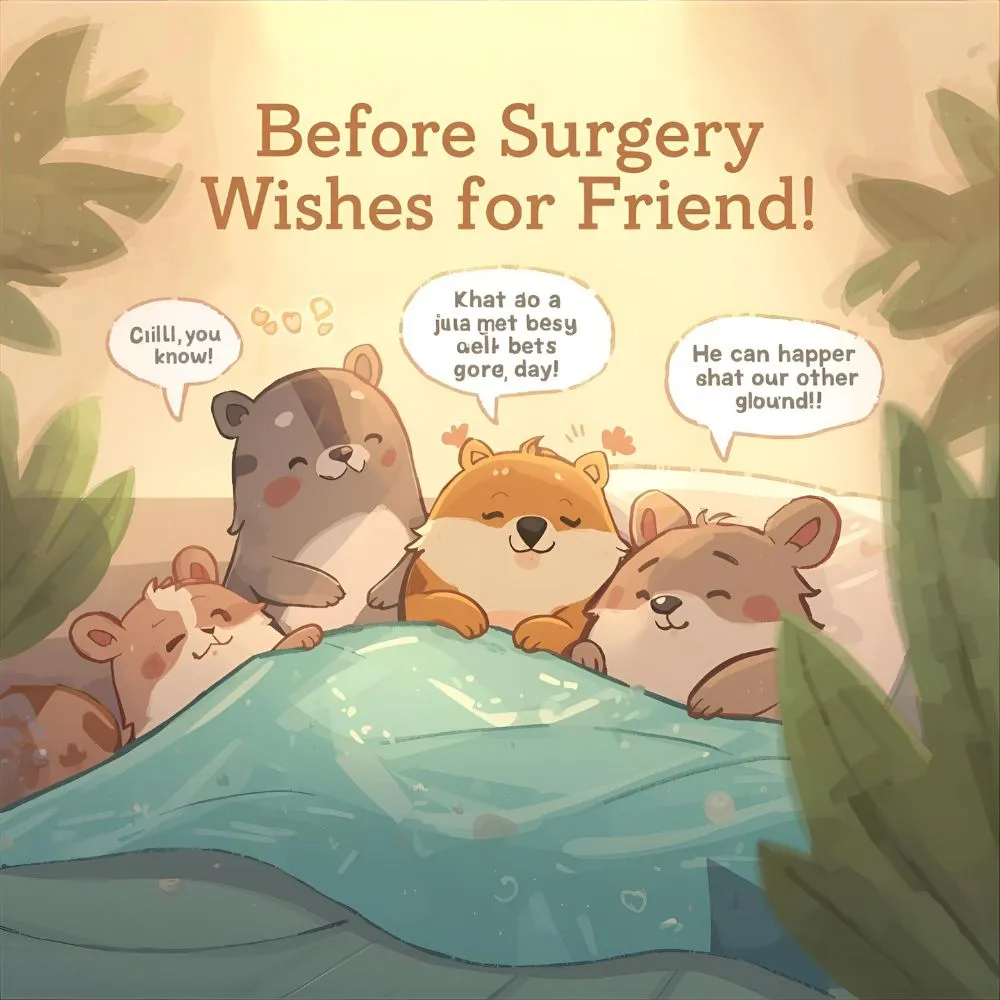 Before Surgery Wishes for Friend