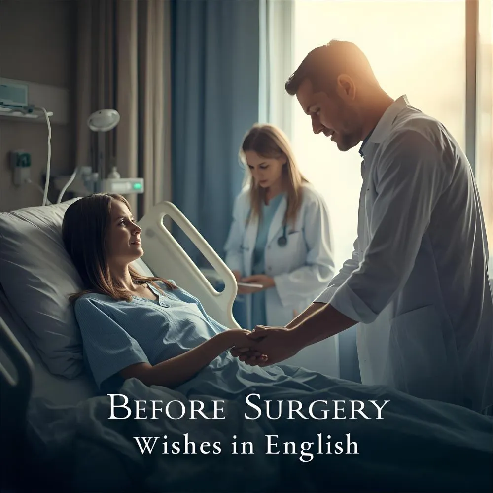 Before Surgery Wishes in English