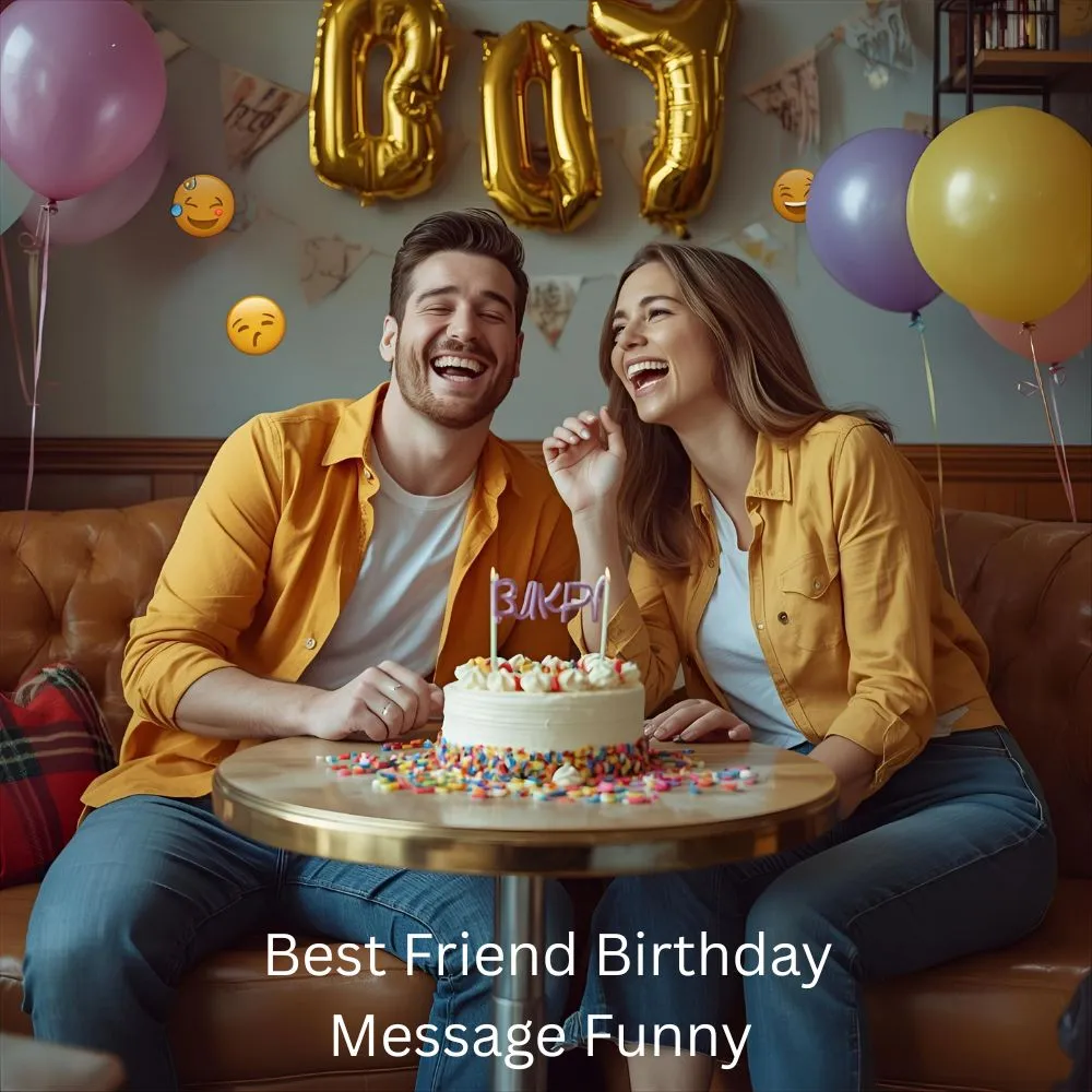 Best Friend Birthday Message Funny