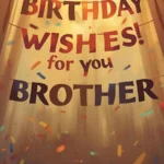 455+🙏 Emotional & Heart-Touching Birthday Wishes for Brother 2026