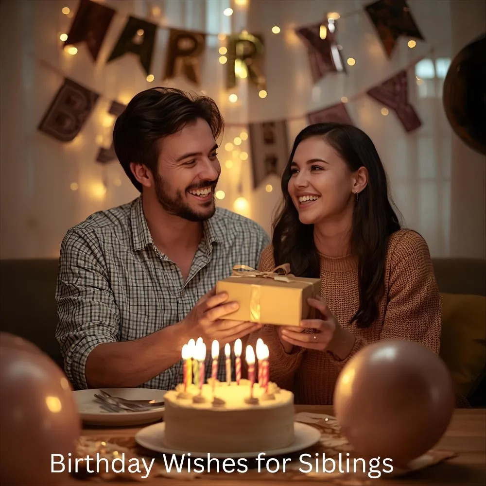 Birthday Wishes for Siblings