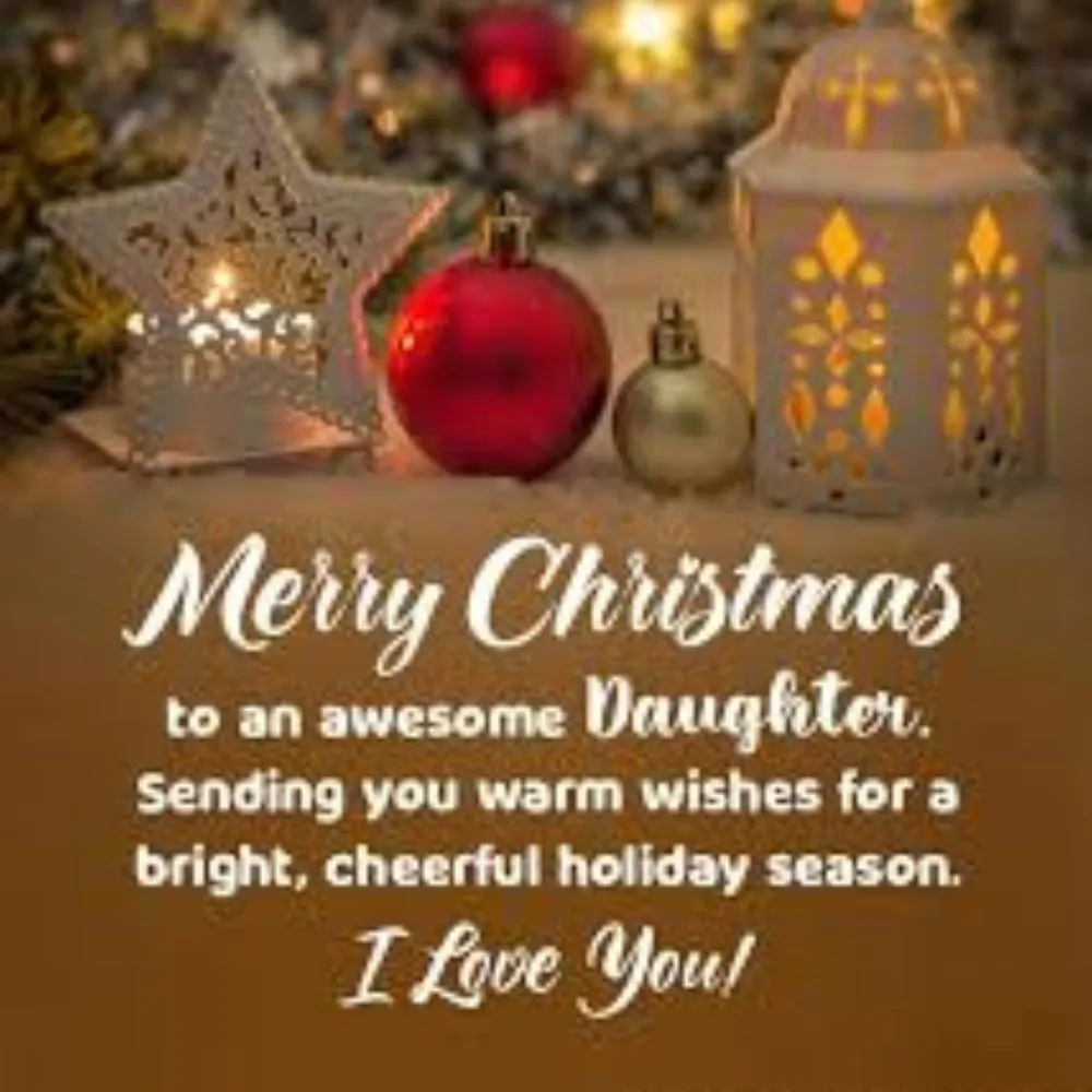 Christmas Message to Daughter and Family