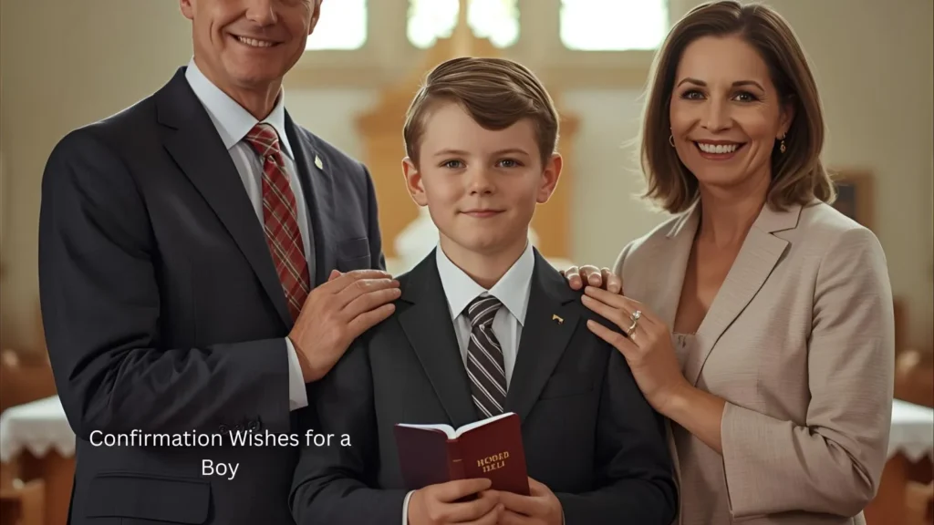 Confirmation Wishes for a Boy