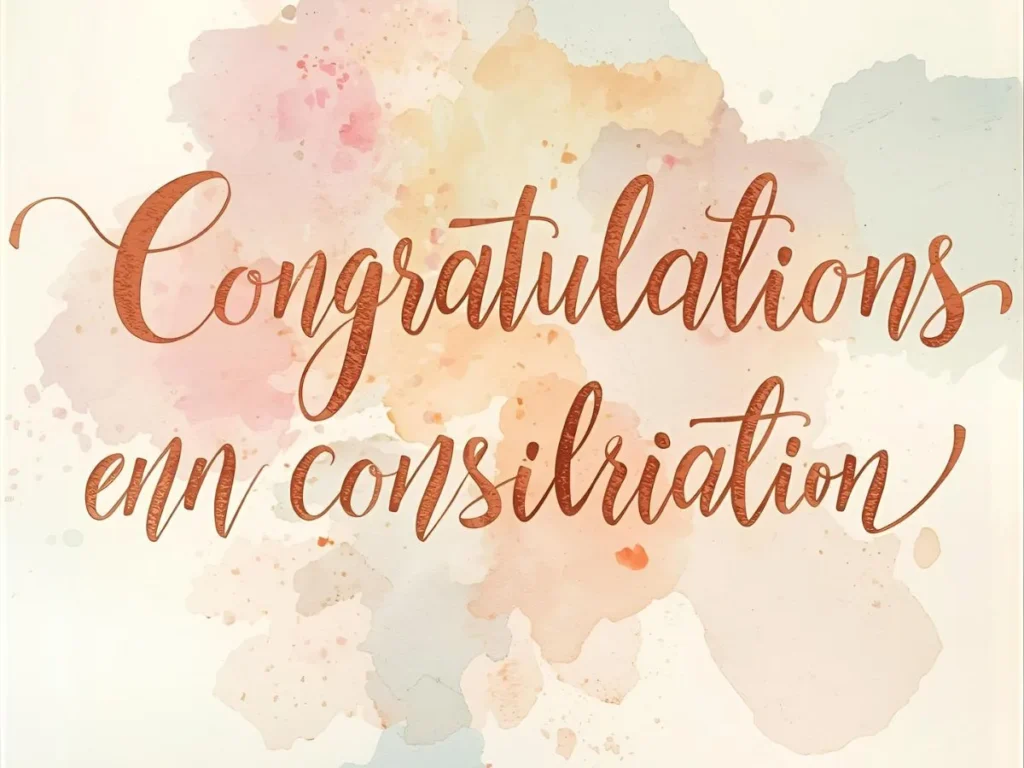 Congratulations in Spanish language