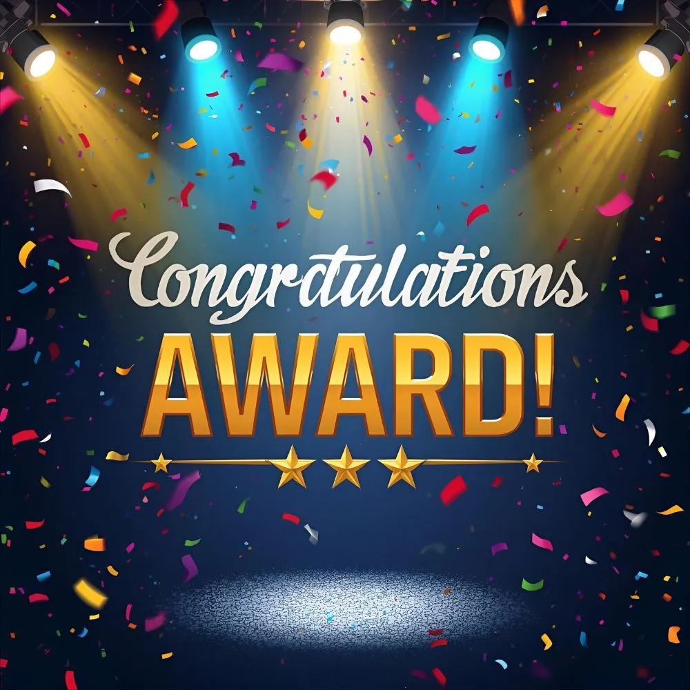 Congratulations Message for Award