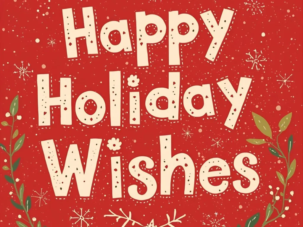 Cute Happy Holiday Wishes