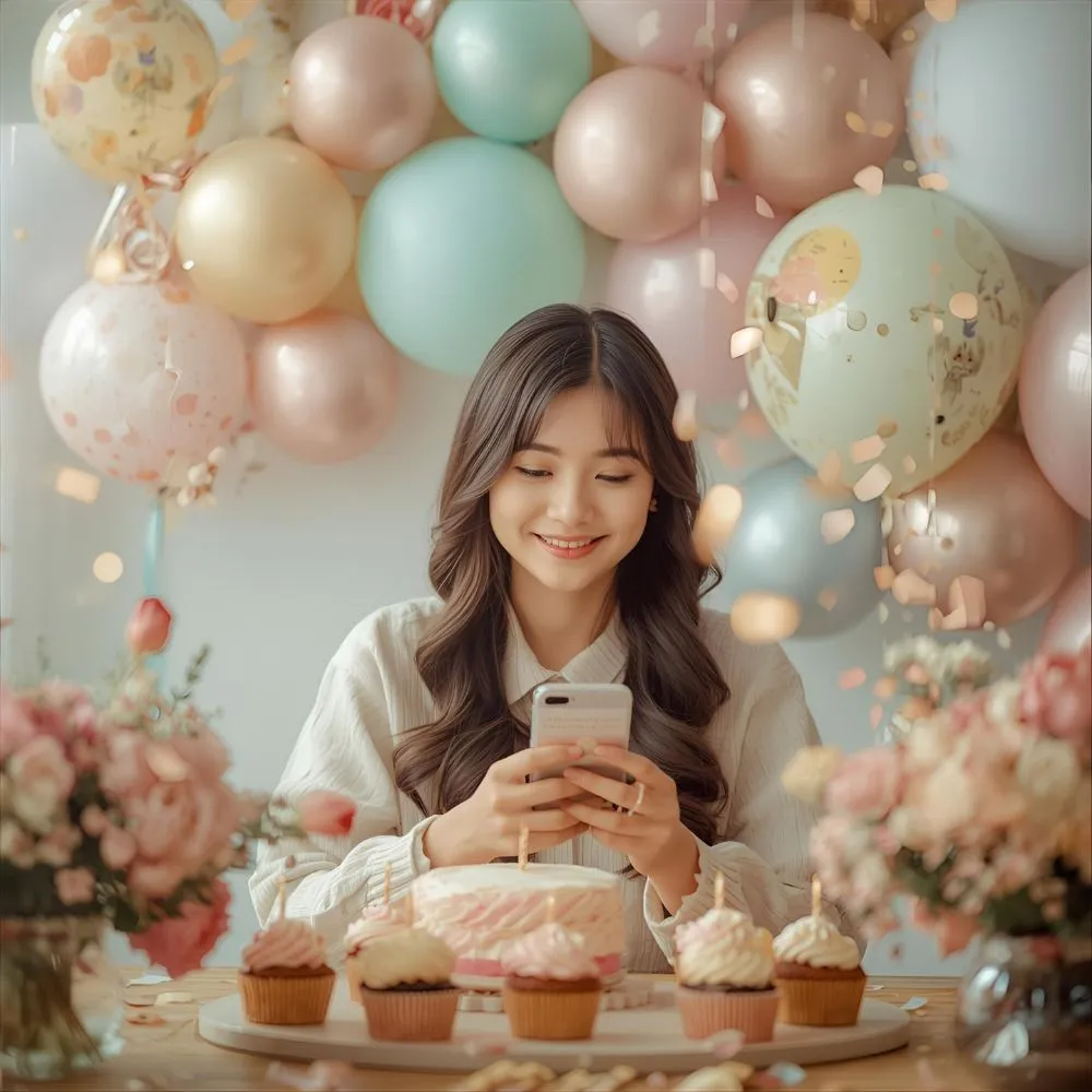 Cute Thank You for the Birthday Wishes