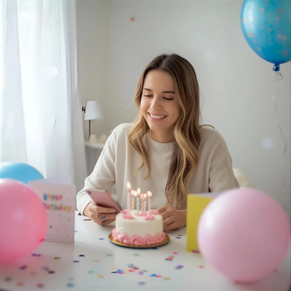 Cute Thank You for the Birthday Wishes