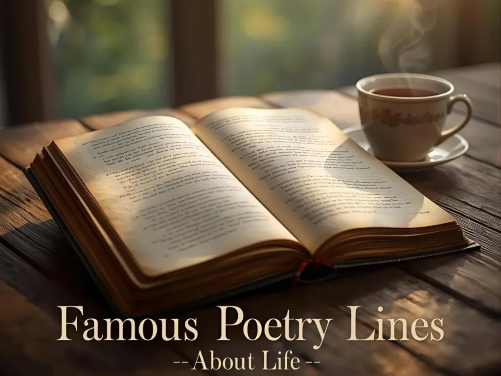 Famous Poetry Lines About Life