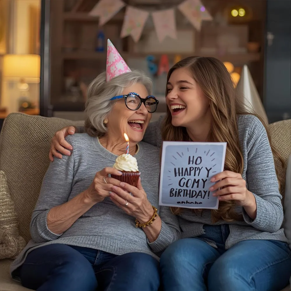 Funny Birthday Wishes for Grandma from Granddaughter