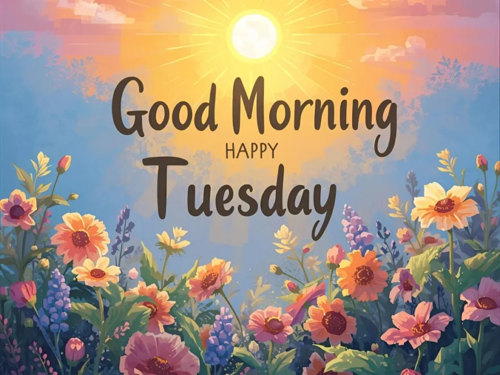 Good Morning Happy Tuesday Wishes Images