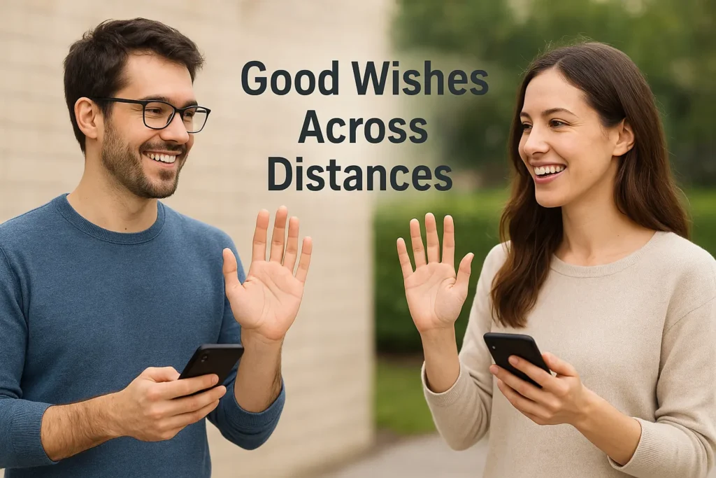 Good Wishes Across Distances
