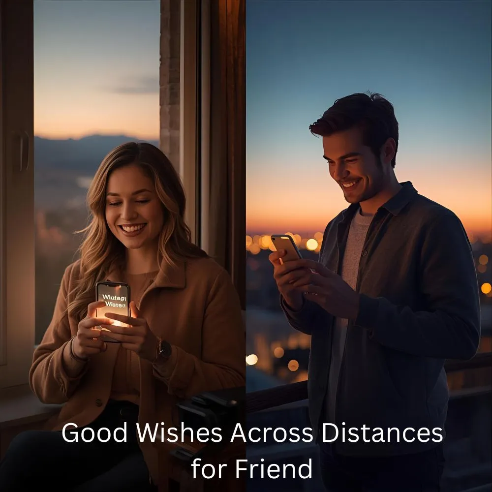 Good Wishes Across Distances for Friend