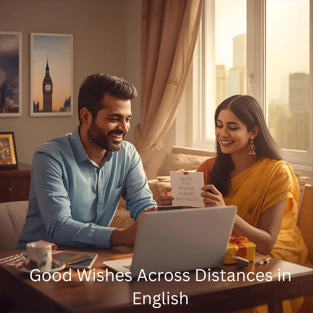 Good Wishes Across Distances in English