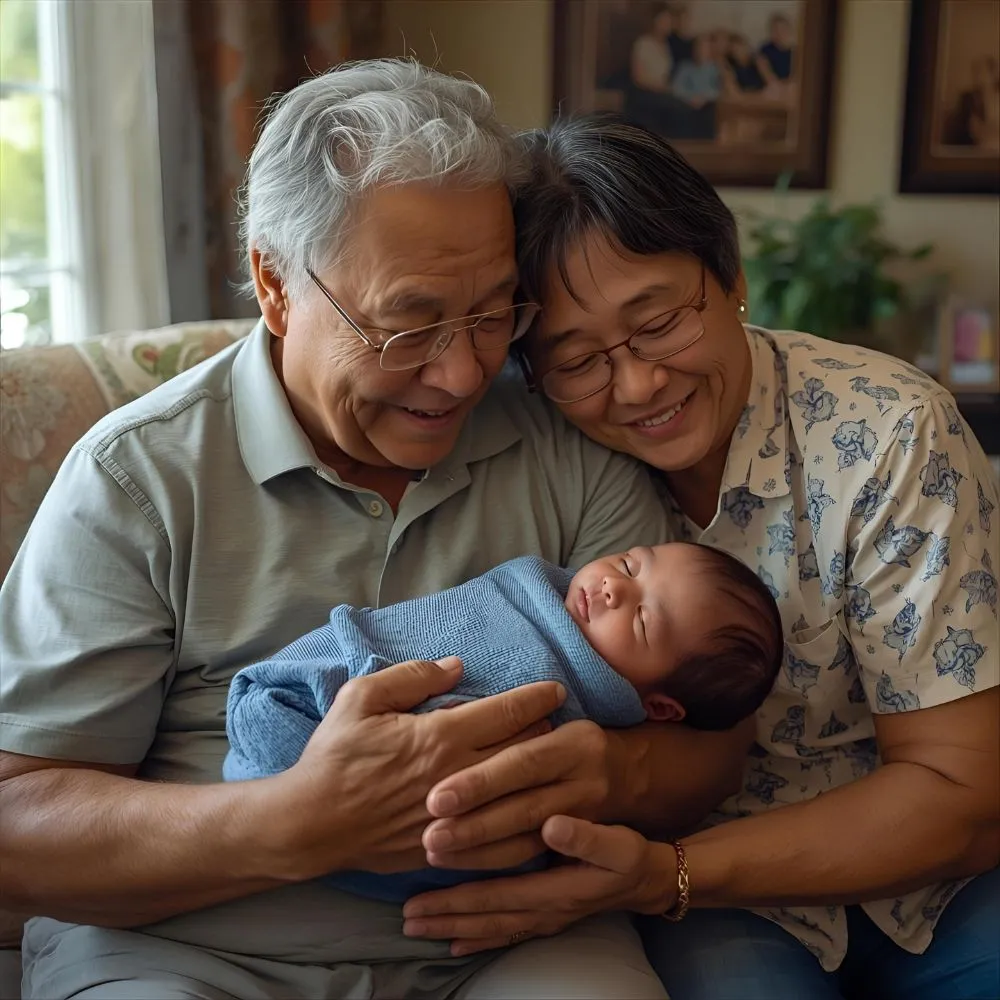 Grandparents Wishes for New Baby Boy