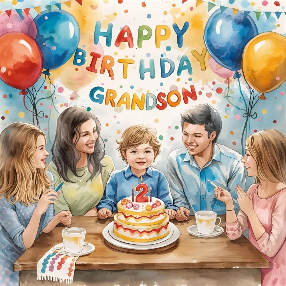 Happy 2nd Birthday Grandson