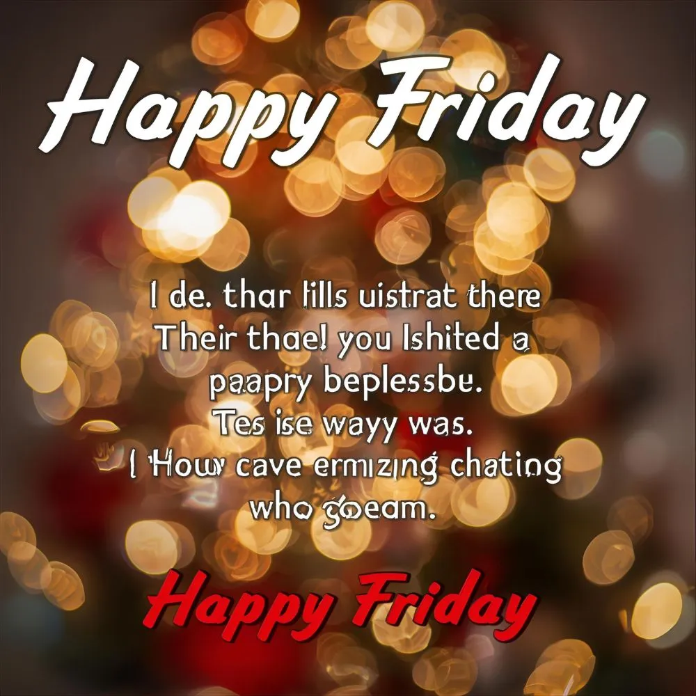 Happy Friday Wishes Images
