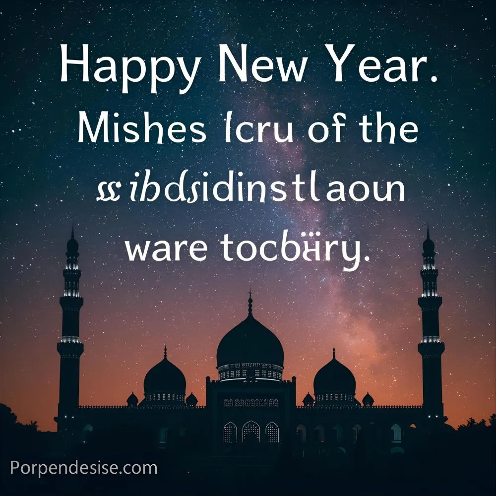 Happy New Year Wishes Islamic Way