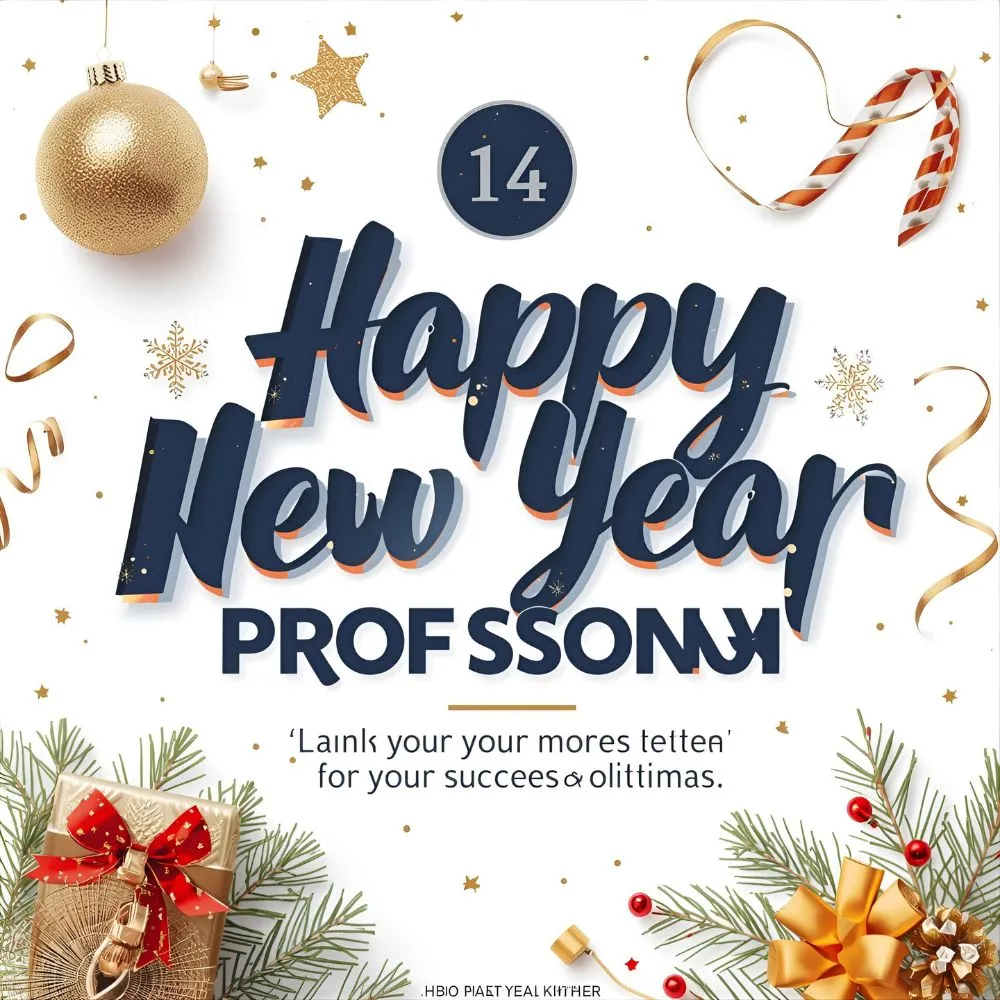Happy New Year Wishes Professional