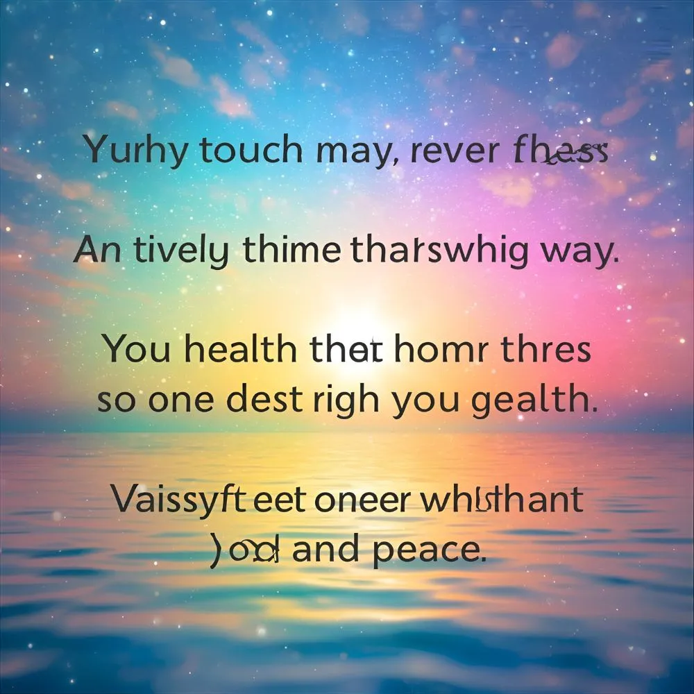 Health and Wellness Wishes for Friend