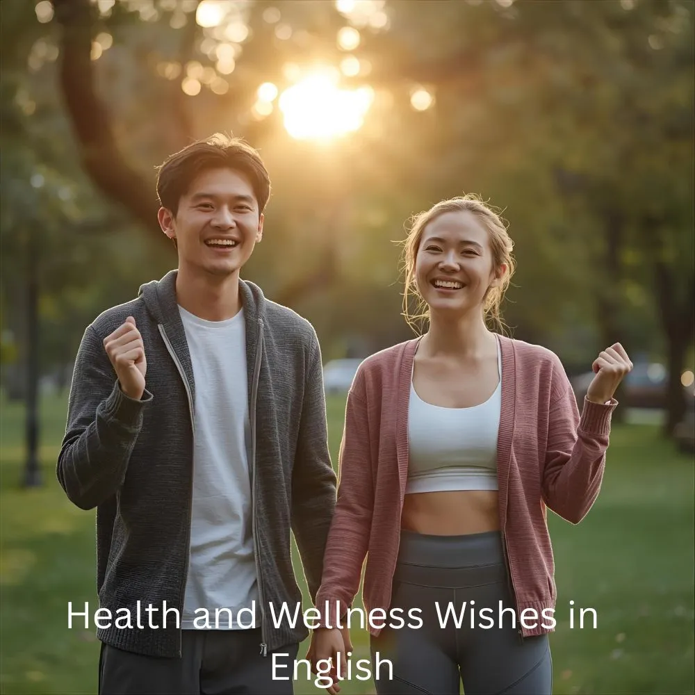 Health and Wellness Wishes in English