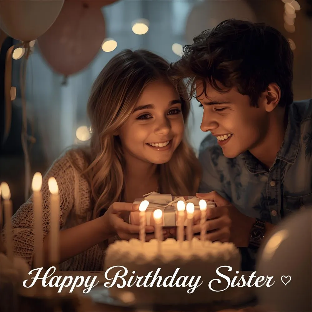 Heart Touching Birthday Wishes for Sister