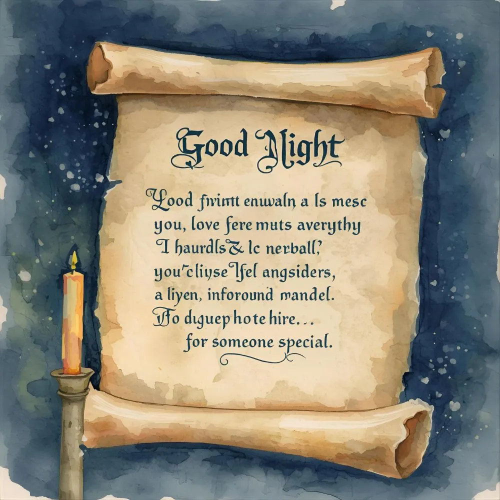 Heart Touching Good Night Message for Someone Special