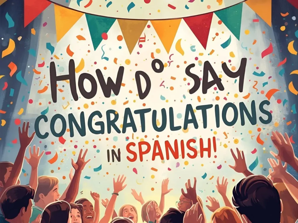 How do you say congratulations in Spanish