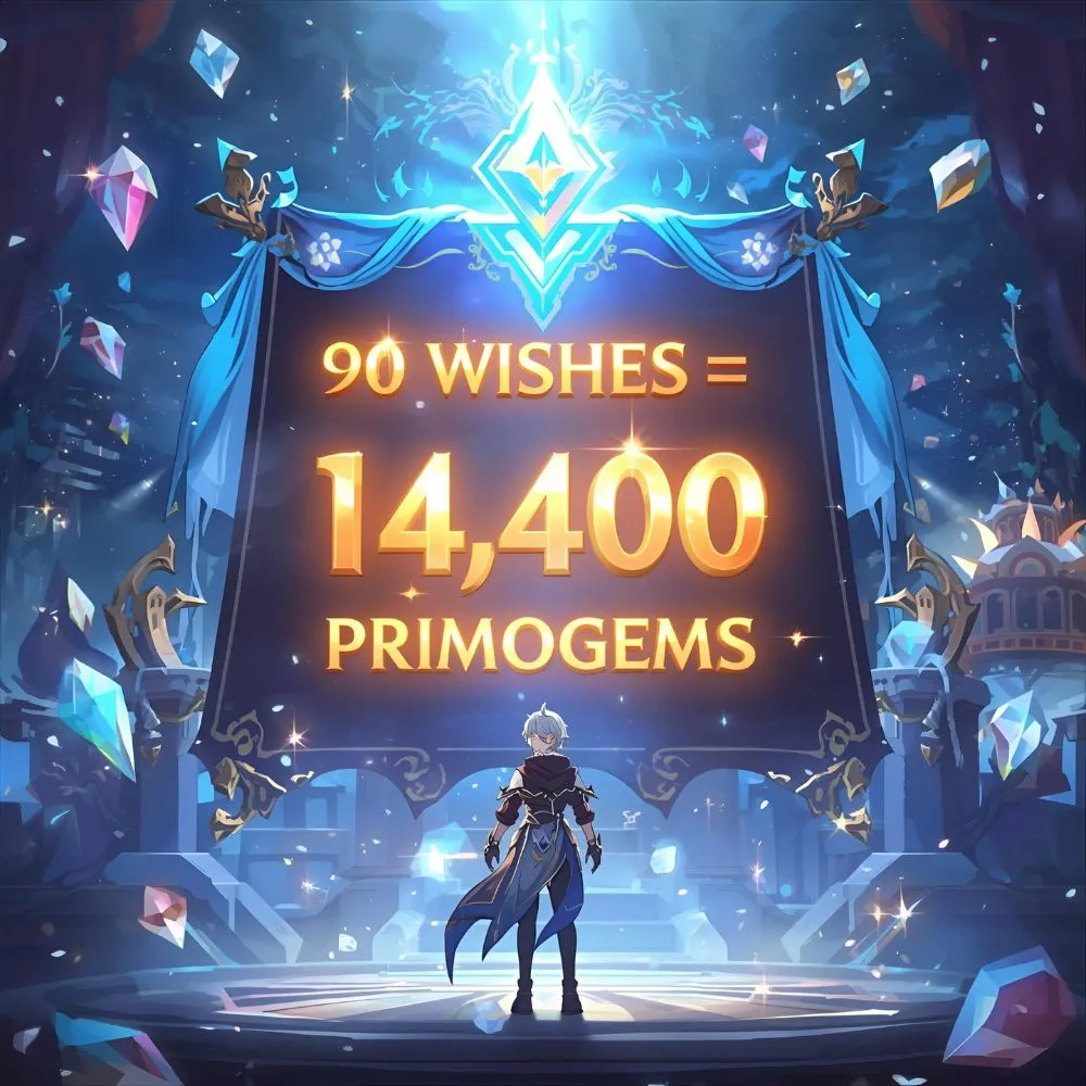 How Much is 90 Wishes in Primogems