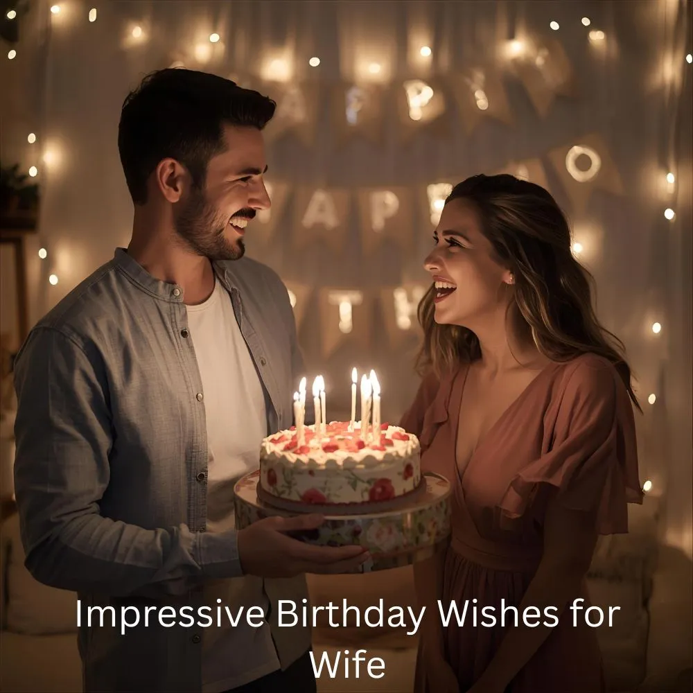 Impressive Birthday Wishes for Wife