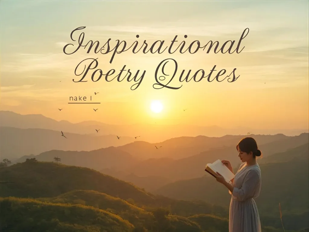 Inspirational Poetry Quotes