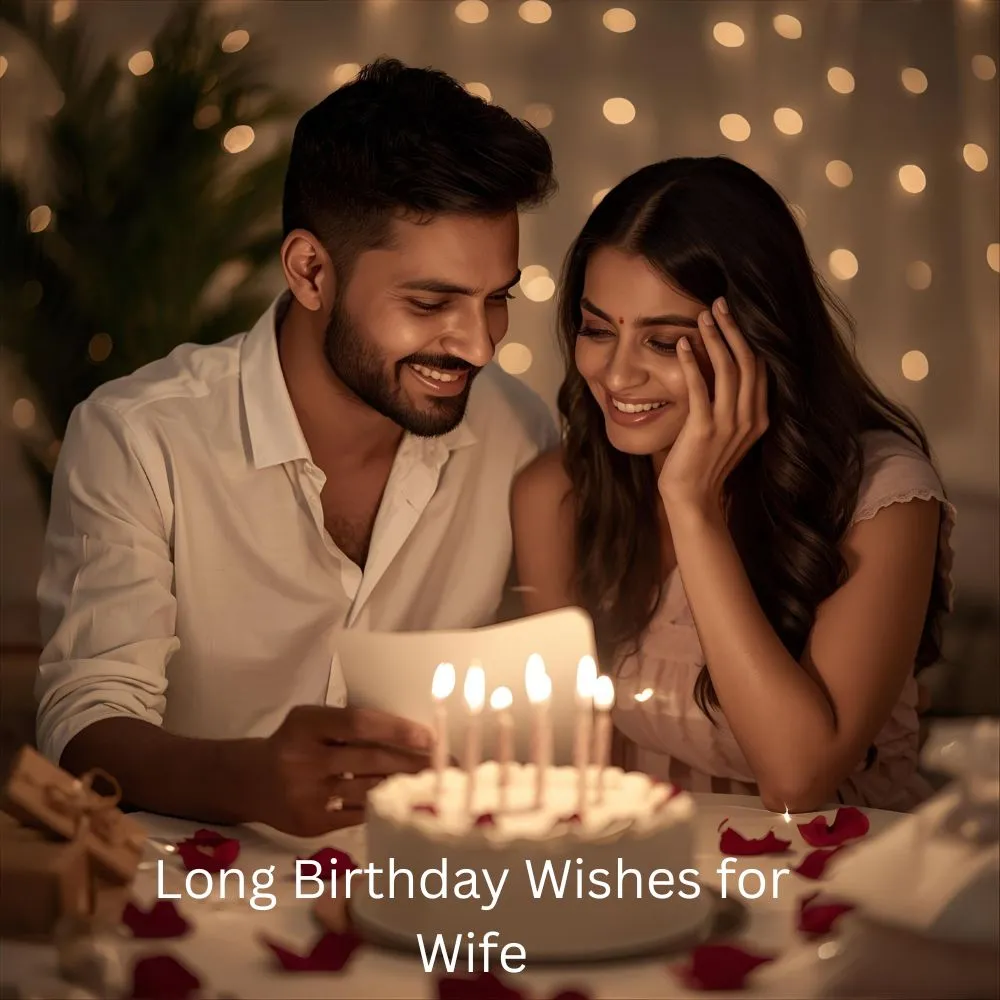 Long Birthday Wishes for Wife