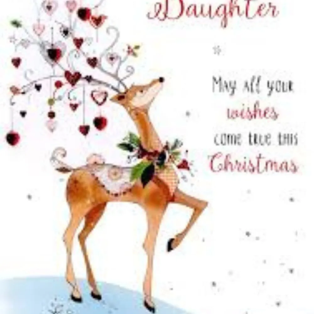 Merry Christmas Message to Daughter
