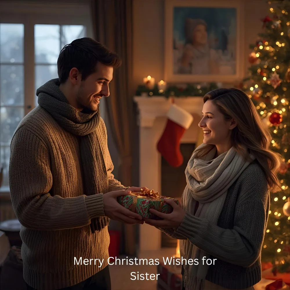Merry Christmas Wishes for Sister