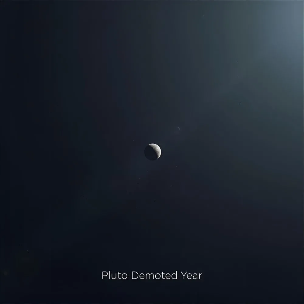 Pluto Demoted Year