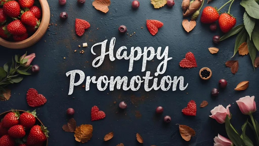 Promotion wishes and messages