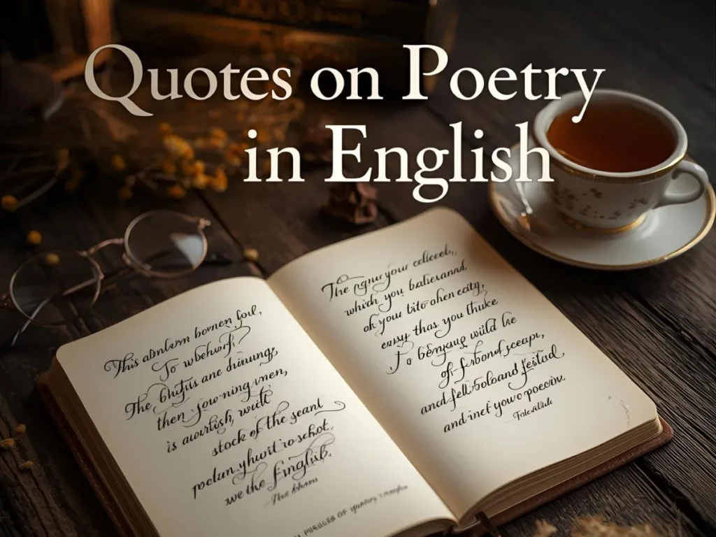 Quotes on Poetry in English