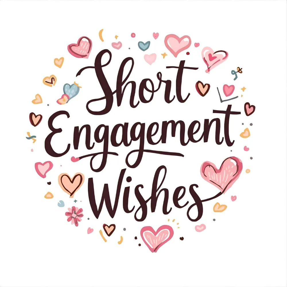 Short Engagement Wishes