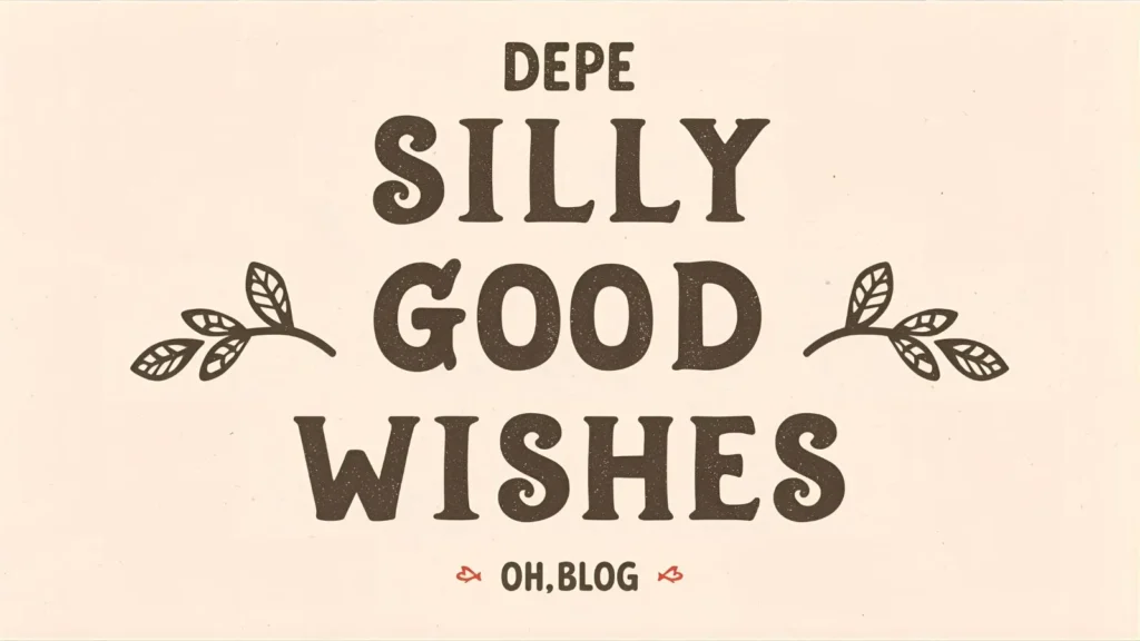 Silly good wishes