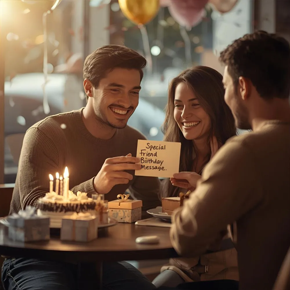Special Friend Birthday Message