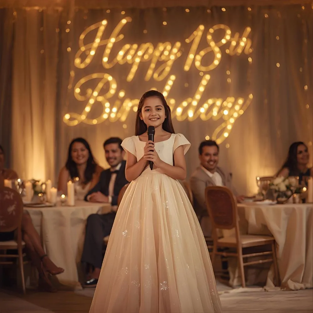 Speech Debutant Inspirational 18th Birthday Message