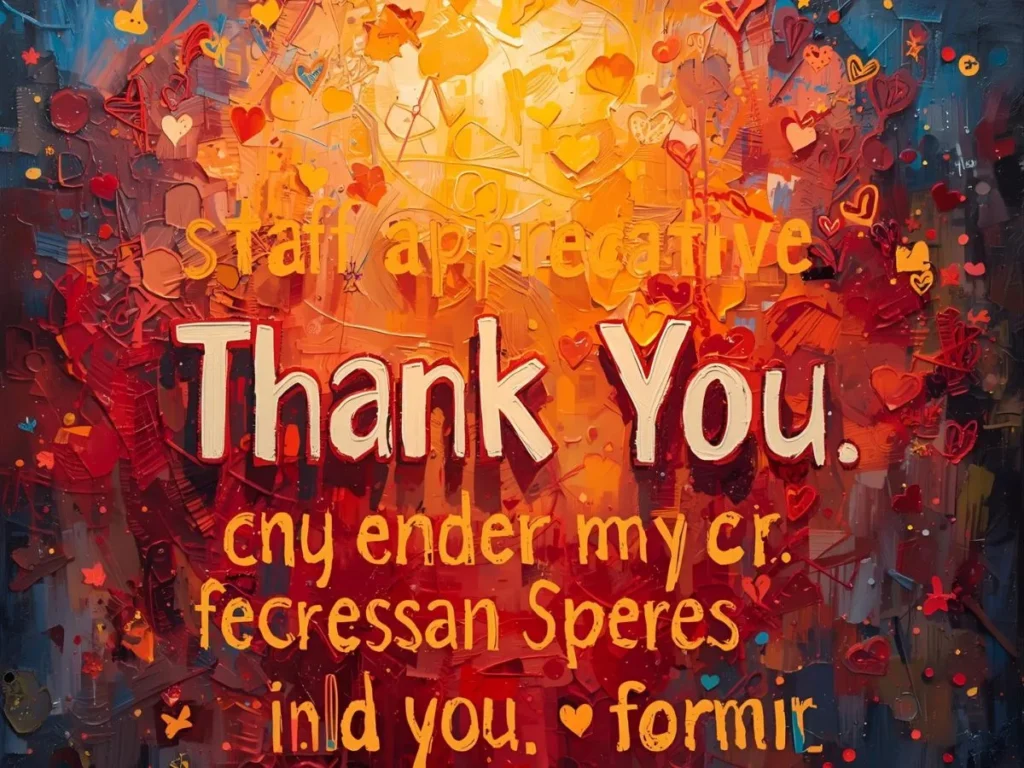 Staff Appreciation Thank You Messages for Employees